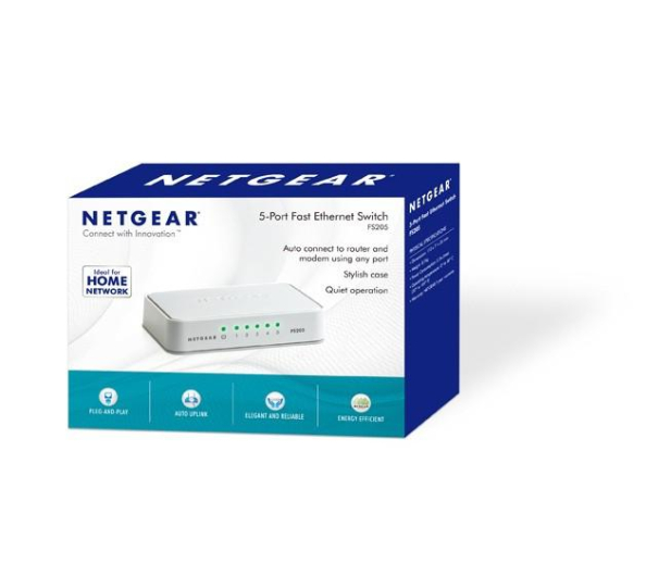Netgear 5p FS205-100PES (5x10/100Mbit) - 126960 - zdjęcie 6